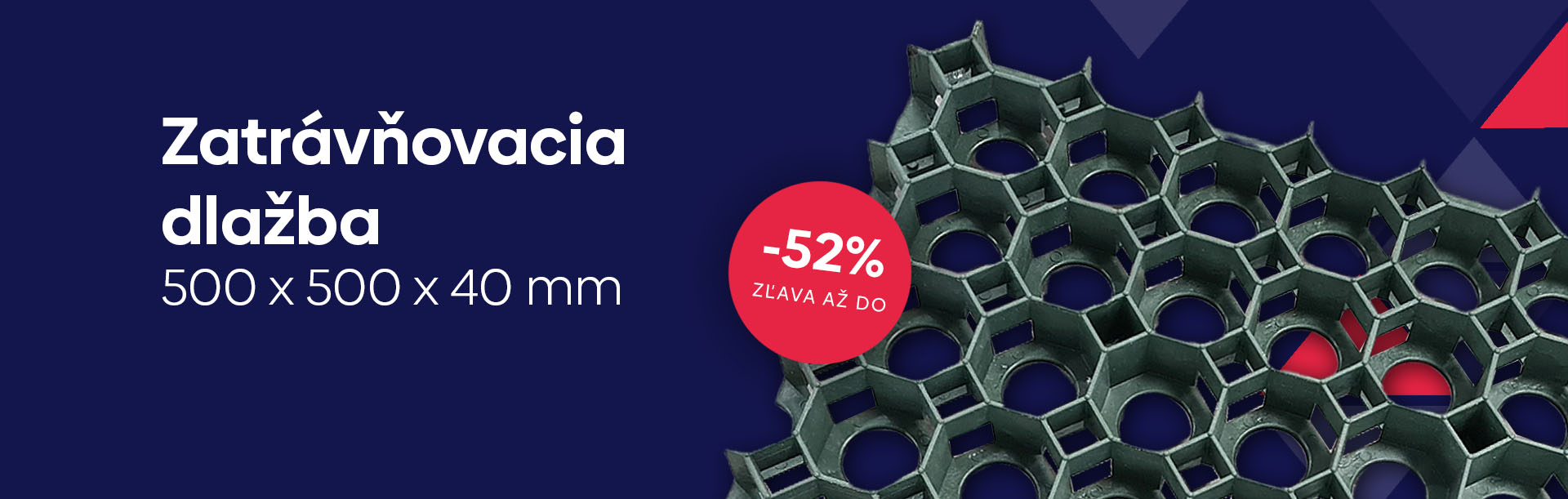 PVC zatrávňovacia dlažba